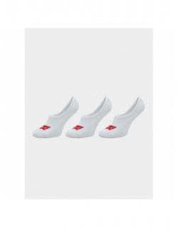 Pack 3 paires de chaussettes invisible logo blanc - Levi's