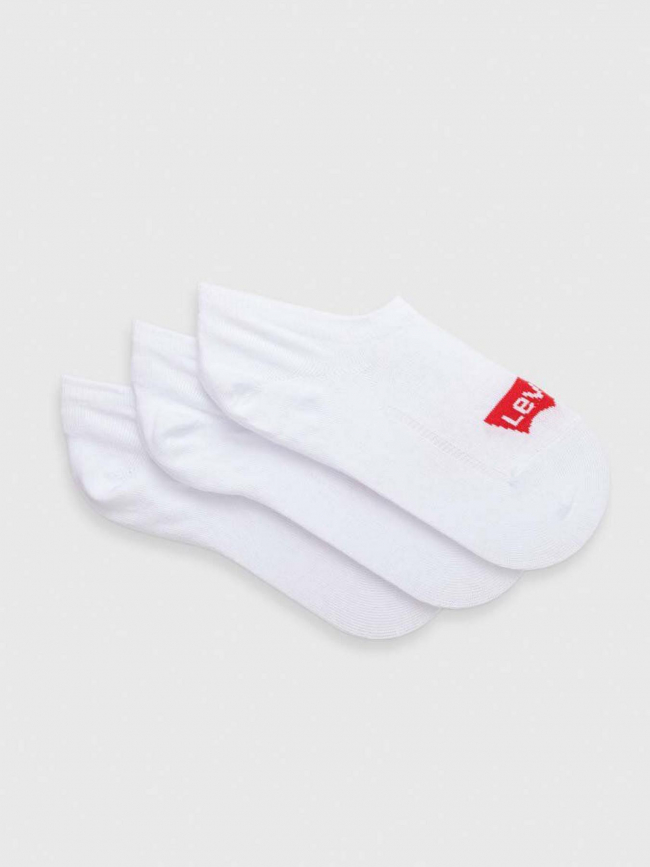 Pack 3 paires de chaussettes invisible logo blanc - Levi's