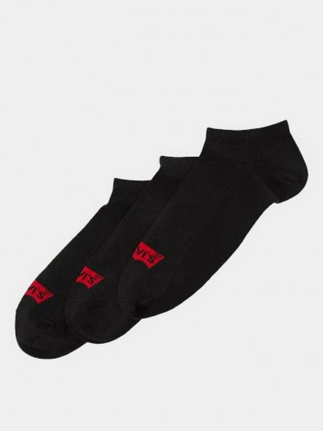 Pack 3 paires de chaussettes basses batwing noir - Levi's