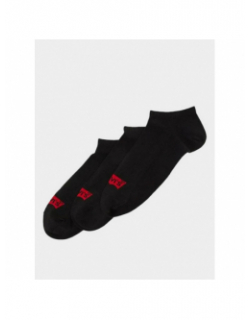 Pack 3 paires de chaussettes basses batwing noir - Levi's