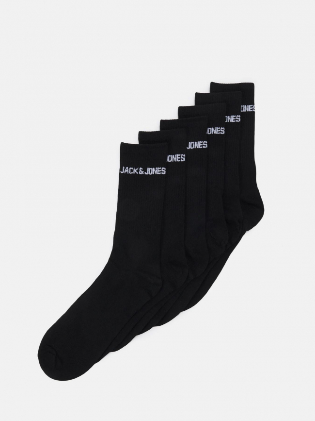 Pack 5 paires de chaussettes basic noir homme - Jack & Jones