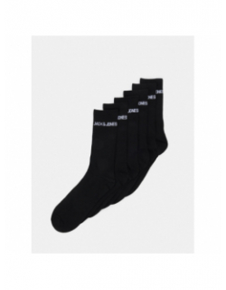 Pack 5 paires de chaussettes basic noir homme - Jack & Jones