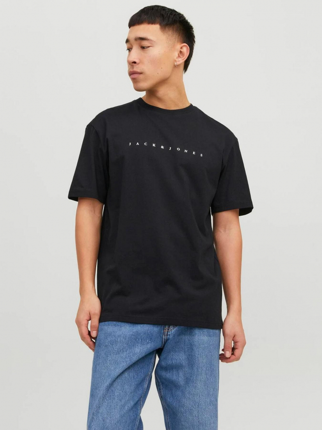 T-shirt star logo noir homme - Jack & Jones