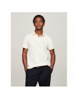 Polo 1985 slim blanc homme - Tommy Hilfiger