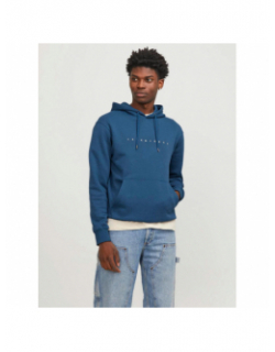 Sweat à capuche star bleu homme - Jack & Jones