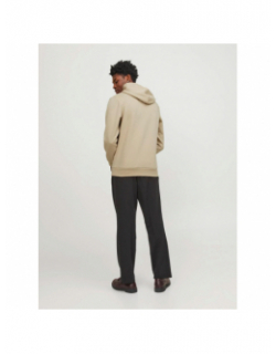 Sweat à capuche archie beige homme - Jack & Jones