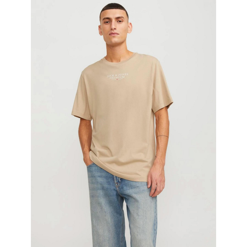 T-shirt archie beige homme - Jack & Jones