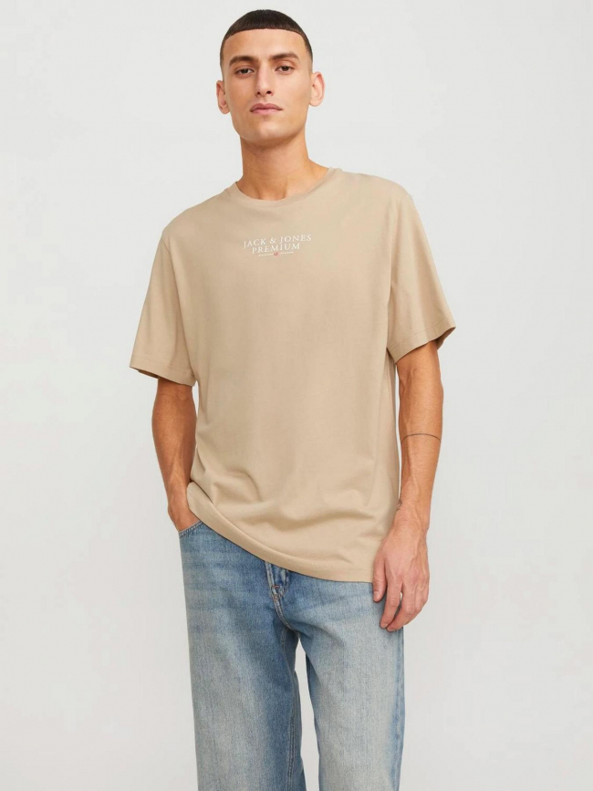 T-shirt archie beige homme - Jack & Jones