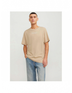 T-shirt archie beige homme - Jack & Jones