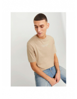 T-shirt archie beige homme - Jack & Jones