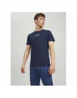 T-shirt archie bleu marine homme - Jack & Jones