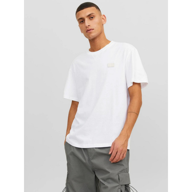 T-shirt classic twill blanc homme - Jack & Jones