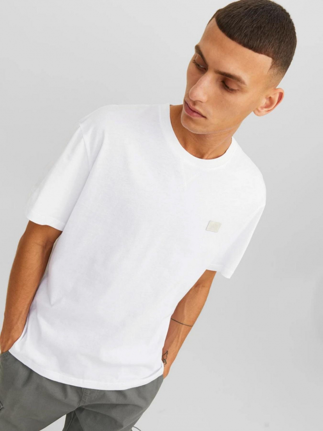 T-shirt classic twill blanc homme - Jack & Jones