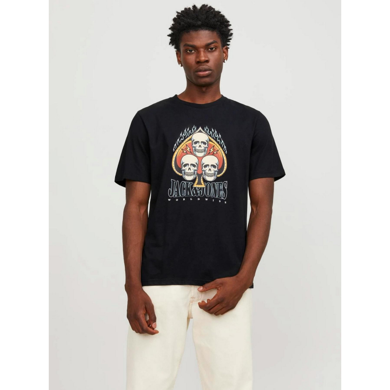 T-shirt heavens noir homme - Jack & Jones