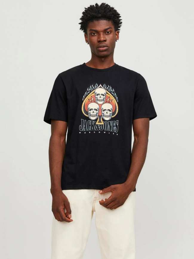 T-shirt heavens noir homme - Jack & Jones