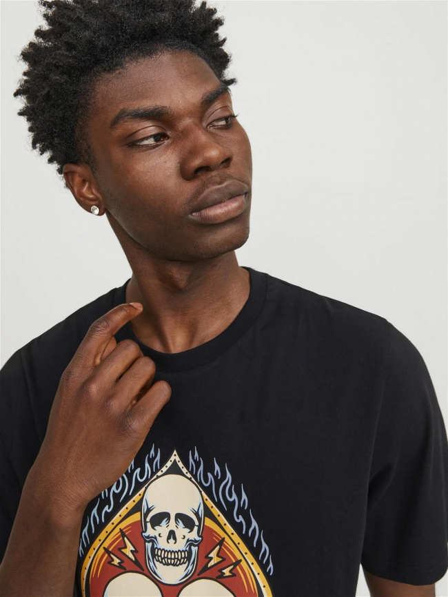 T-shirt heavens noir homme - Jack & Jones