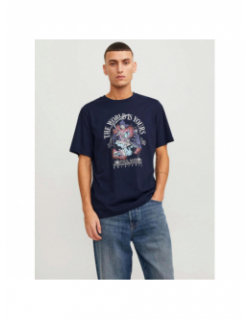 T-shirt heavens bleu marine homme - Jack & Jones