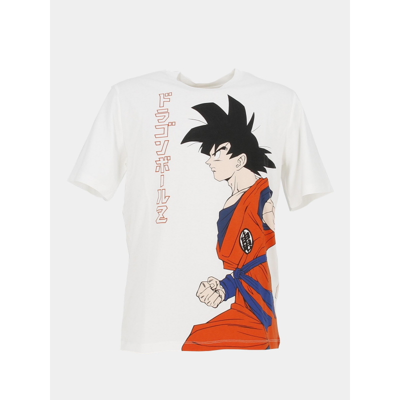 T-shirt dragon ball z blanc homme - Jack & Jones