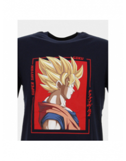 T-shirt dragon ball z bleu marine homme - Jack & Jones