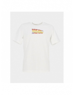 T-shirt retour vers le futur blanc homme - Jack & Jones