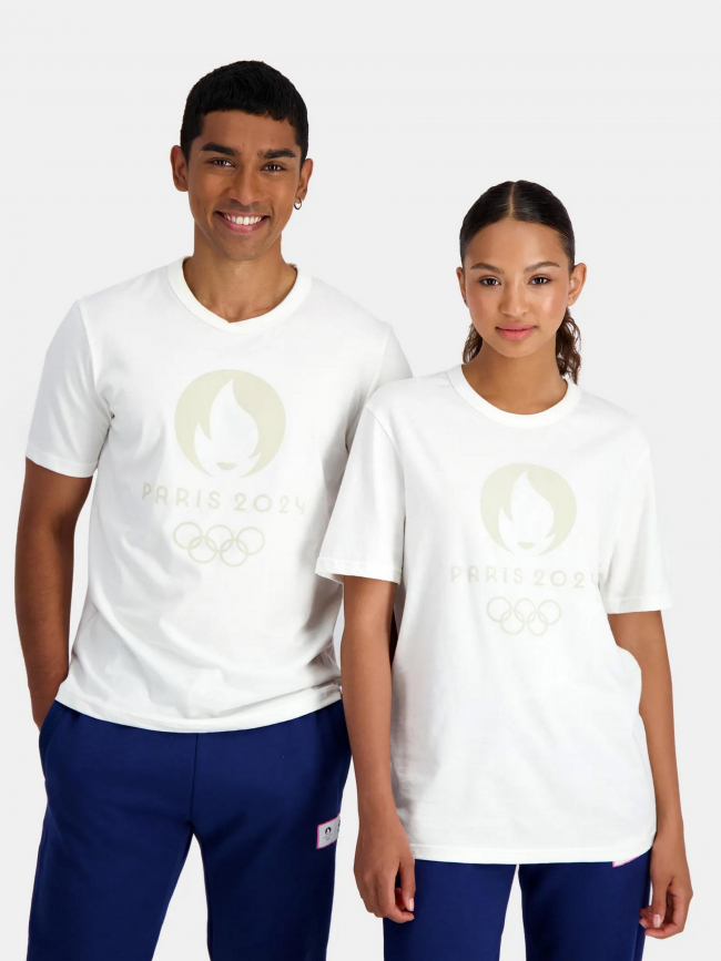 T-shirt JO paris 2024 blanc - Le Coq Sportif