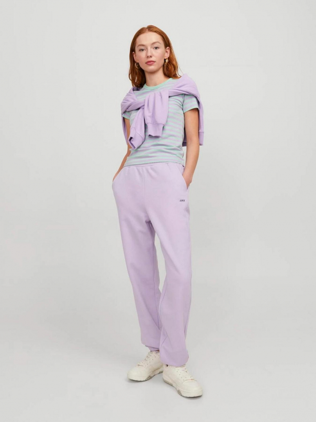 Jogging abbie relax vert violet femme - Jjxx