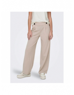 Pantalon large geggo beige femme - Jacqueline De Yong