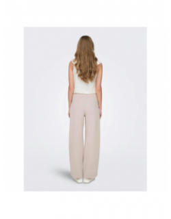 Pantalon large geggo beige femme - Jacqueline De Yong