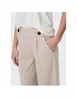 Pantalon large geggo beige femme - Jacqueline De Yong