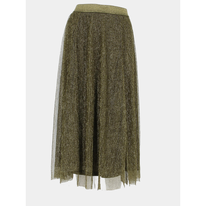 Jupe longue tinga shine doré femme - Only
