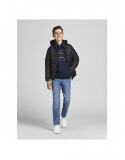 Jean droit clark original 023 bleu garçon - Jack & Jones