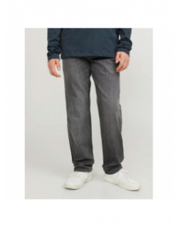 Jean droit clark original stretch 349 gris garçon - Jack & Jones