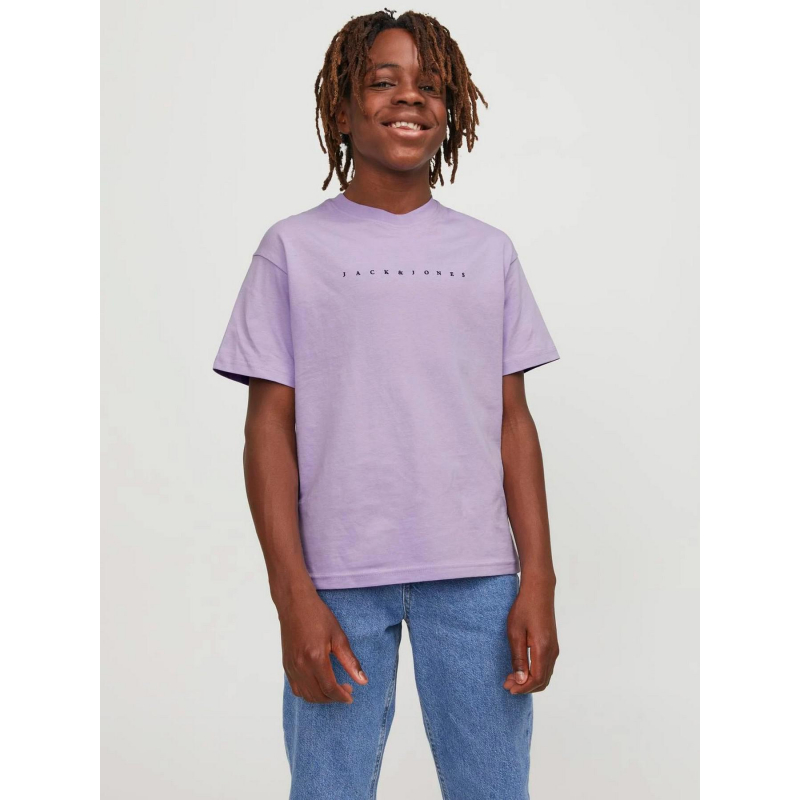 T-shirt star violet garçon - Jack & Jones