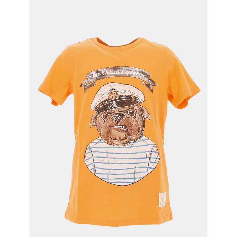 T-shirt tole orange garçon - Name It