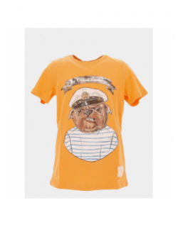 T-shirt tole orange garçon - Name It