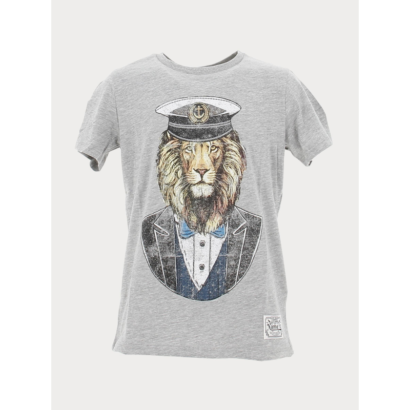 T-shirt tole gris chiné garçon - Name It