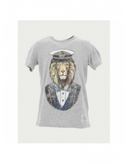 T-shirt tole gris chiné garçon - Name It