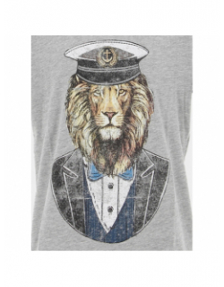 T-shirt tole gris chiné garçon - Name It