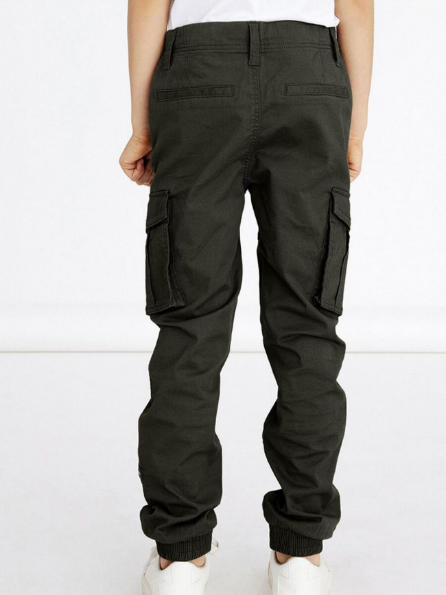 Pantalon cargo ryan kaki foncé garçon - Name It