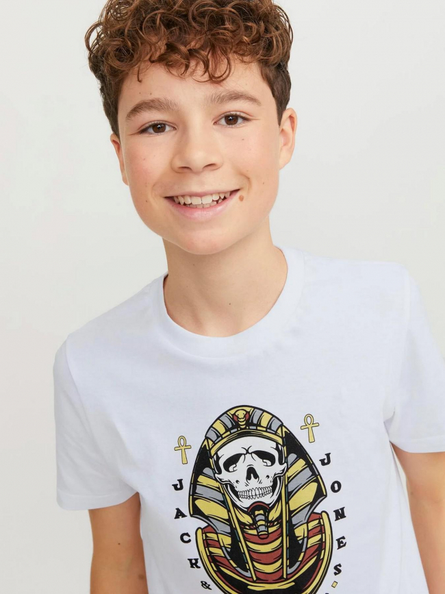 T-shirt heavens blanc garçon - Jack & Jones