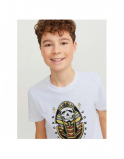 T-shirt heavens blanc garçon - Jack & Jones