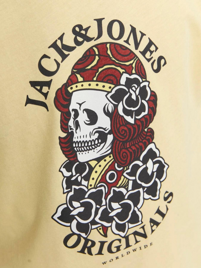 T-shirt heavens jaune garçon - Jack & Jones