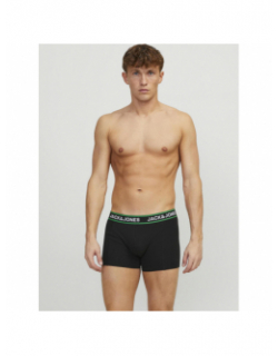 Pack 3 boxers imprimés et uni flowers noir homme - Jack & Jones