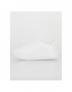 Baskets grand court plateforme blanc femme - Adidas