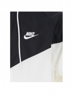 Veste imperméable windrunner blanc noir homme - Nike