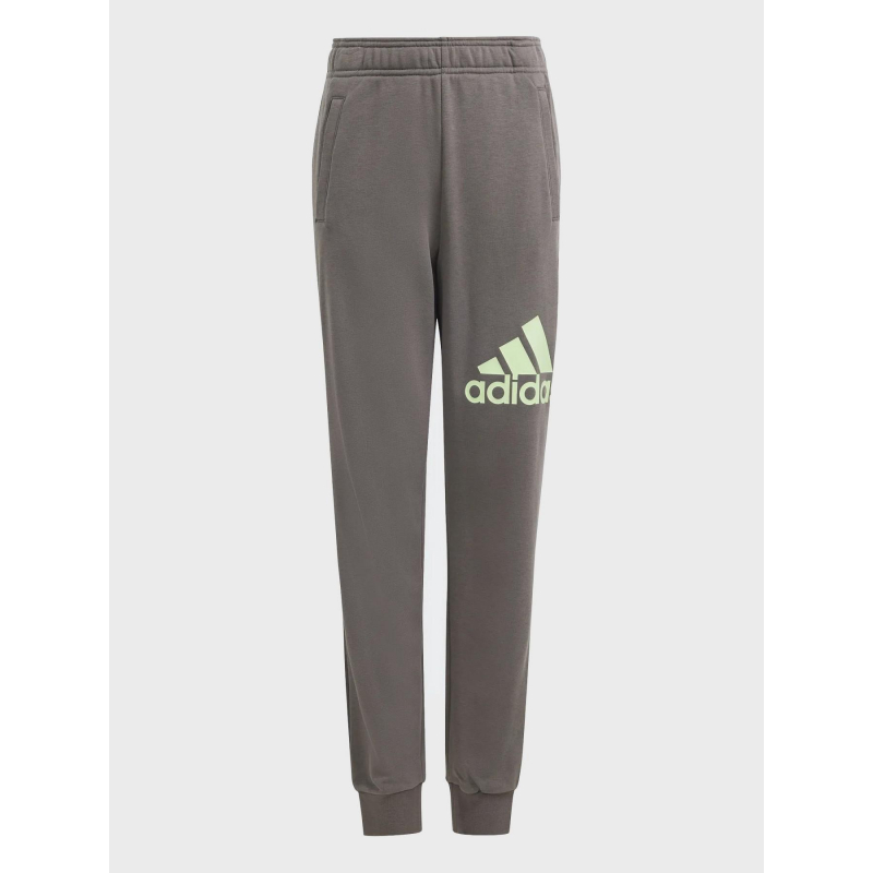 Jogging big logo vert gris enfant - Adidas