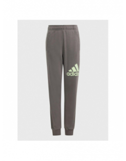 Jogging big logo vert gris enfant - Adidas