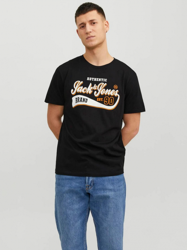 T-shirt essential logo noir homme - Jack & Jones