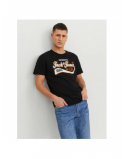 T-shirt essential logo noir homme - Jack & Jones