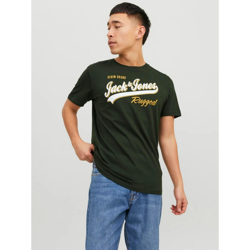 T-shirt essential logo vert homme - Jack & Jones